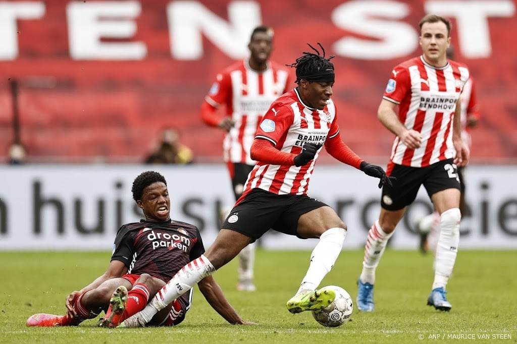 Topper tussen PSV en Feyenoord eindigt onbeslist 