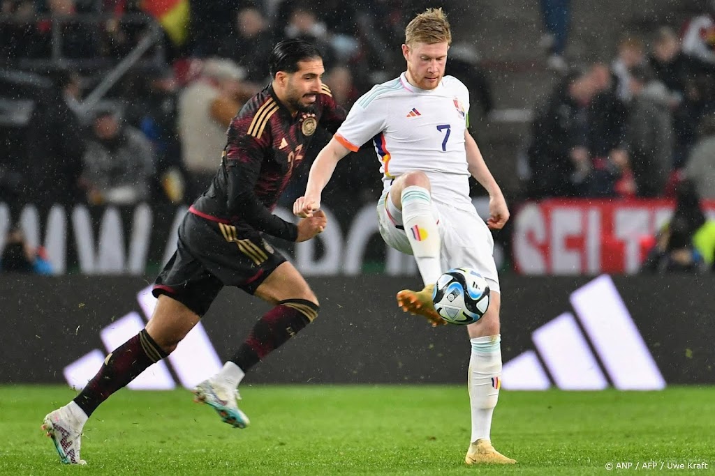 De Bruyne mist interlands België door liesblessure