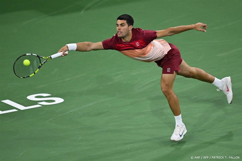 Tweevoudig winnaar Alcaraz opnieuw naar halve finale Indian Wells