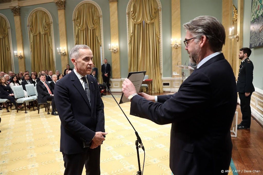 Carney beëdigd als Canadese premier