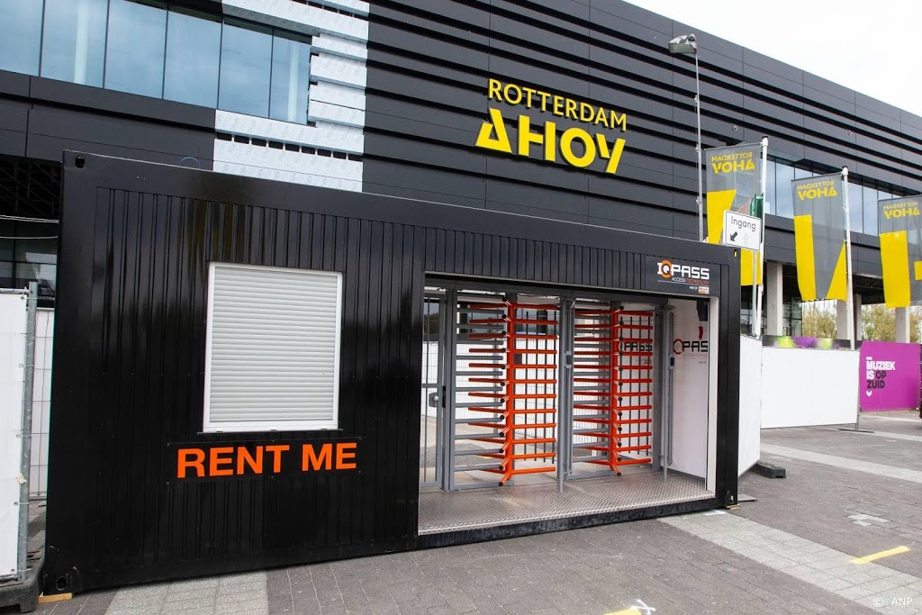 Eerste deel tijdelijke zorglocatie Ahoy vrijdag opgeleverd