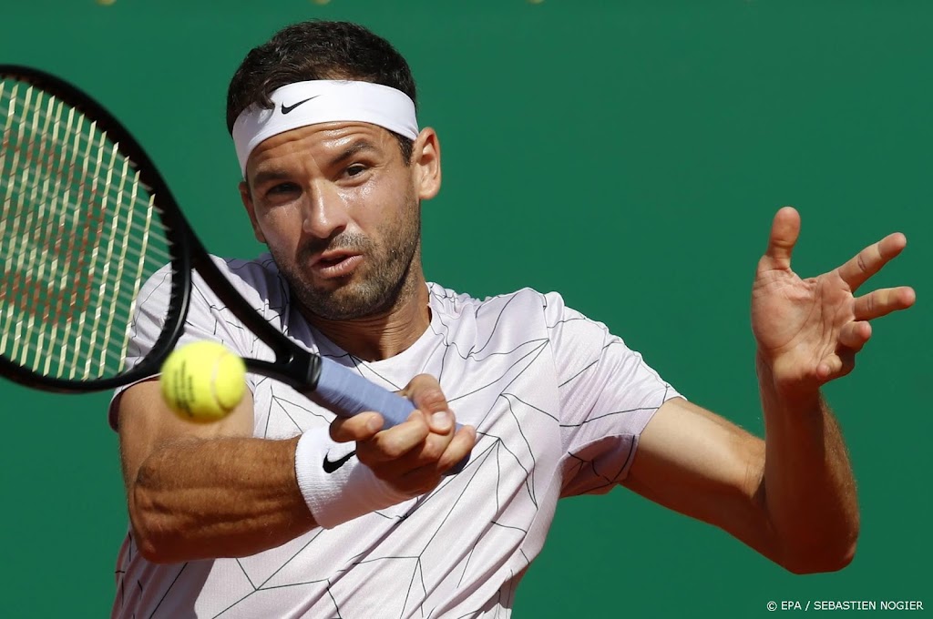 Tennisser Dimitrov schakelt Ruud uit in Monte Carlo