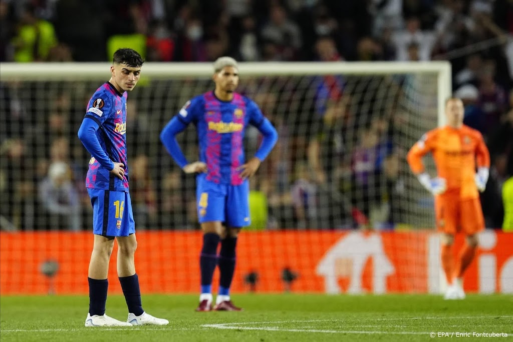 Barcelona verliest in Europa League kansloos van Frankfurt