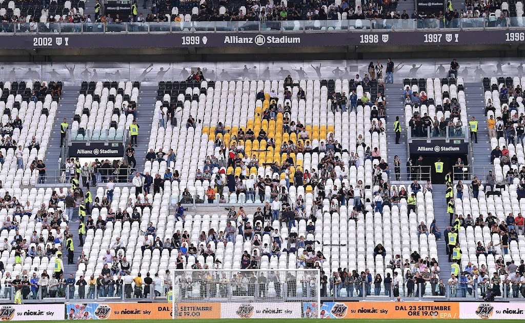 Sluiting tribune Juventus na oerwoudgeluiden opgeschort