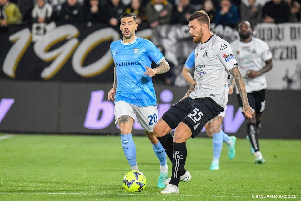 Lazio verstevigt tweede plek in Serie A met zege bij Spezia