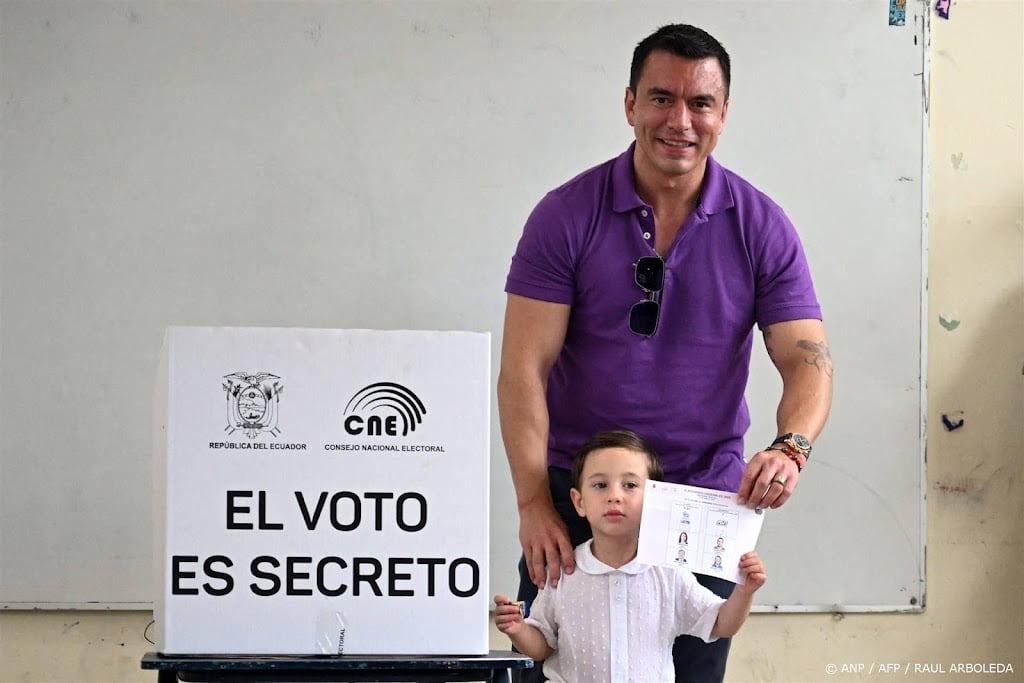 Zittende president Ecuador aan kop in presidentsverkiezingen