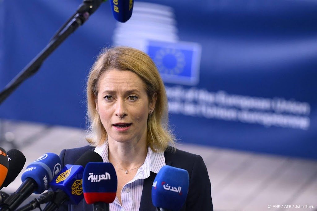 Kallas: maximale druk op Rusland nodig om oorlog te beëindigen   