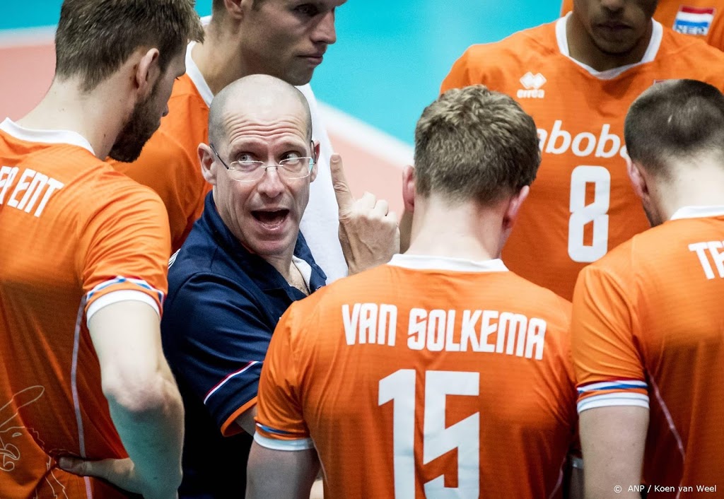 Volleyballers winnen opnieuw van Zweden in EK-kwalificatie