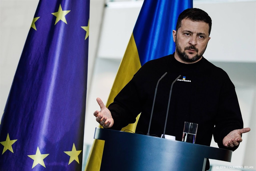 Oekraïense president Zelensky aangekomen in Aken