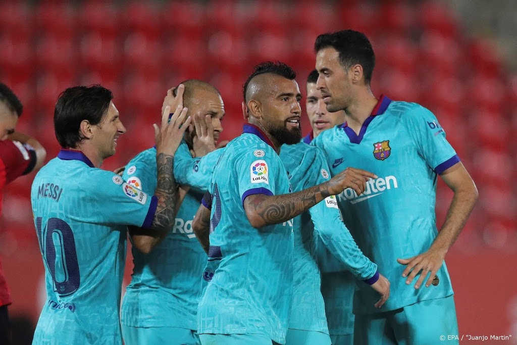 Barcelona hervat competitie met zege in Mallorca