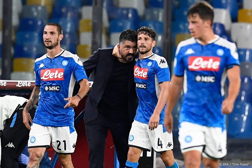 Napoli-trainer Gattuso moest heel erg wennen aan maatregelen