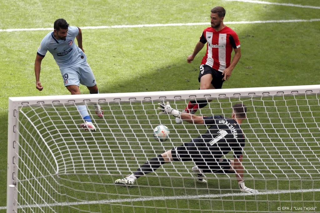 Atlético Madrid blijft steken op 1-1 bij Athletic Bilbao