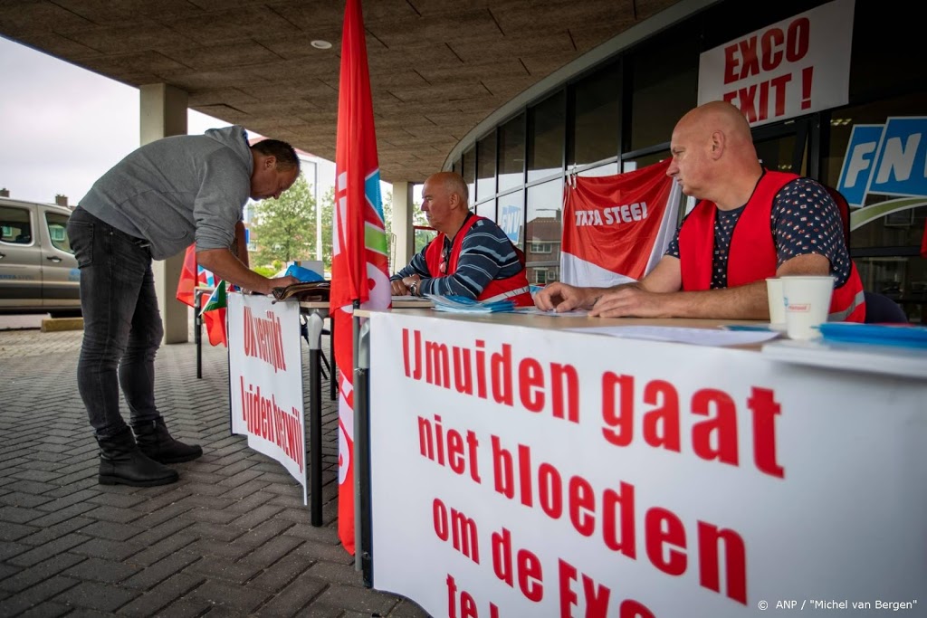 Opnieuw leggen werknemers Tata Steel IJmuiden werk neer