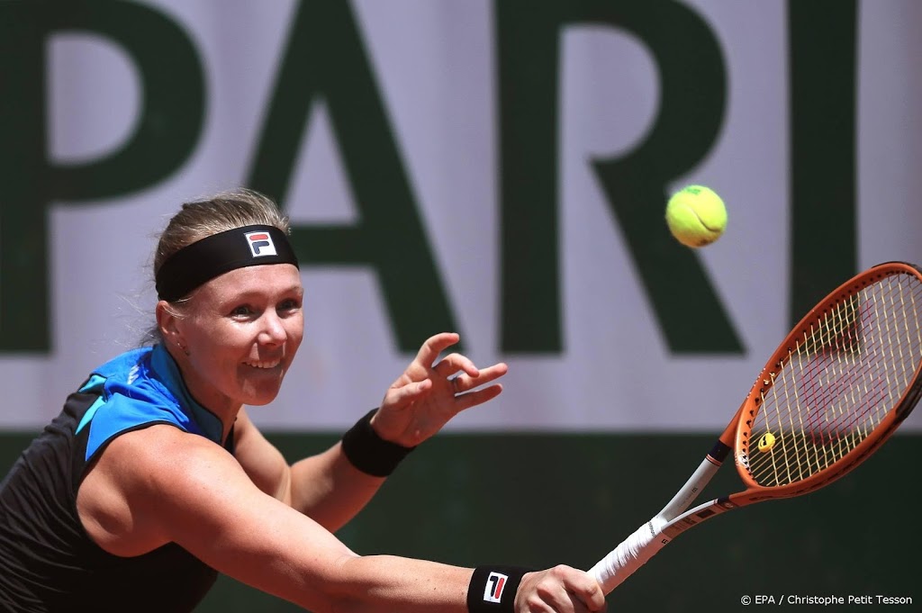 Tennisster Bertens levert in, Krejcikova stijgt naar plek 15