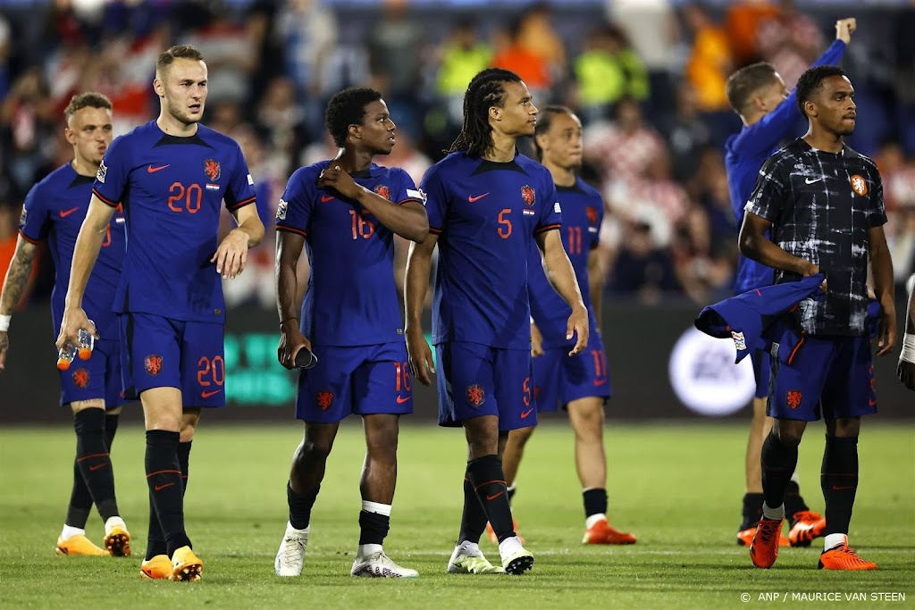 Oranje verliest van Kroatië en mist finale Nations League