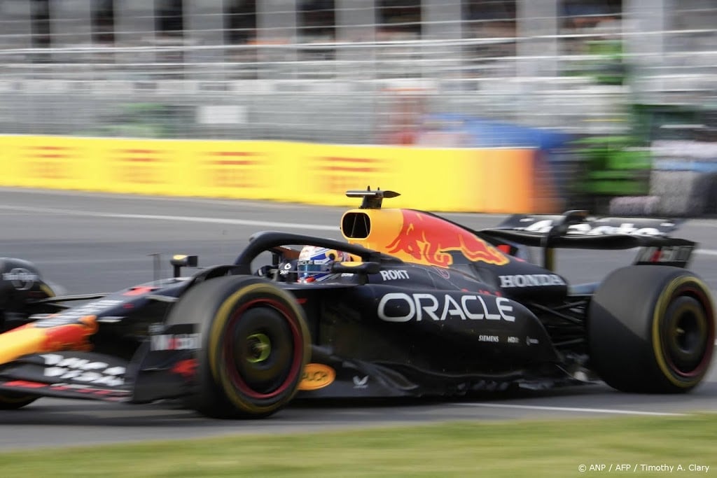 Verstappen klokt vijfde tijd in laatste vrije training in Canada