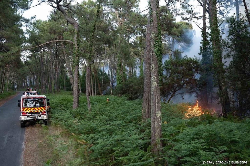 Bosbranden in Gironde blijven onbeheerst woeden