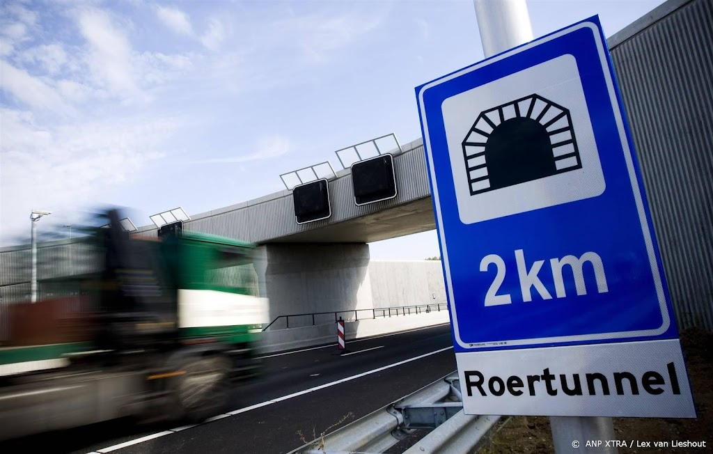A73-tunnels bij Roermond anderhalve maand dicht voor onderhoud