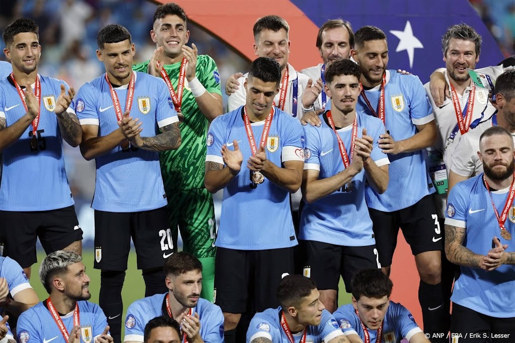 Uruguay derde op Copa América na zege op Canada na strafschoppen 