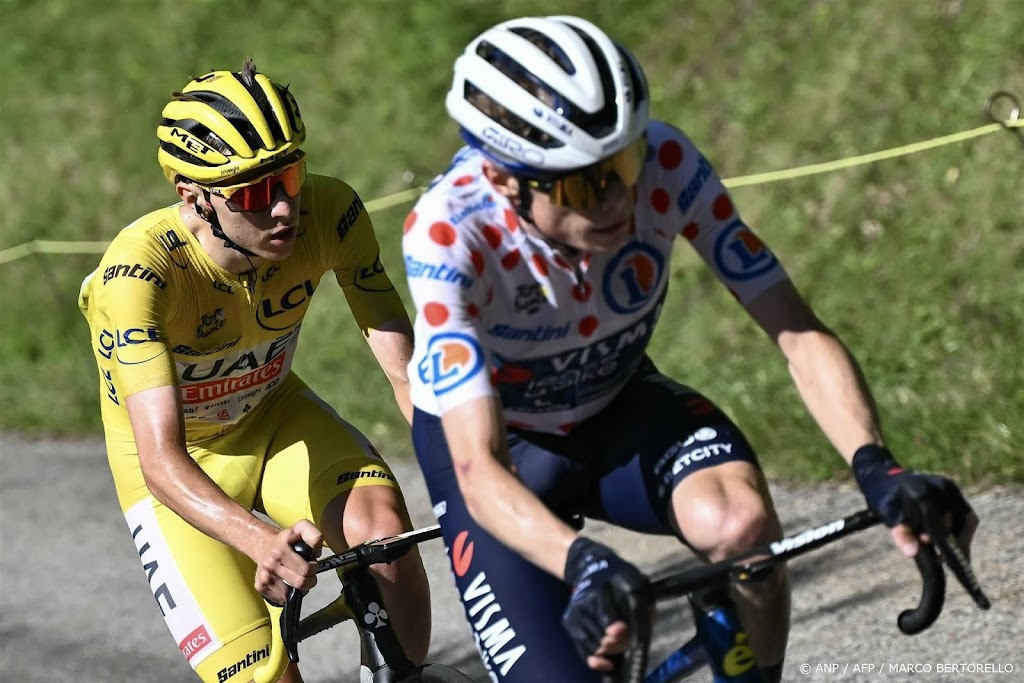 Vingegaard kan in Tour alleen nog hopen op slechte dag Pogacar