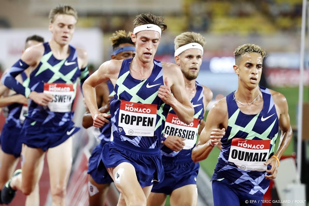Foppen evenaart Nederlands record 5000 meter in Monaco