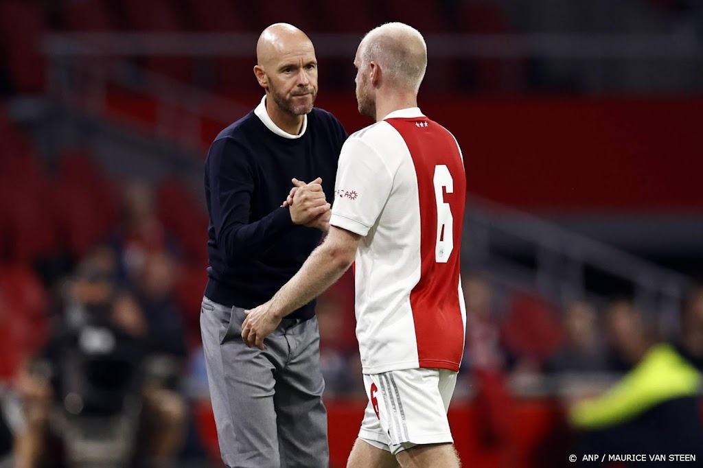 Ten Hag heeft een helft genoten van Ajax