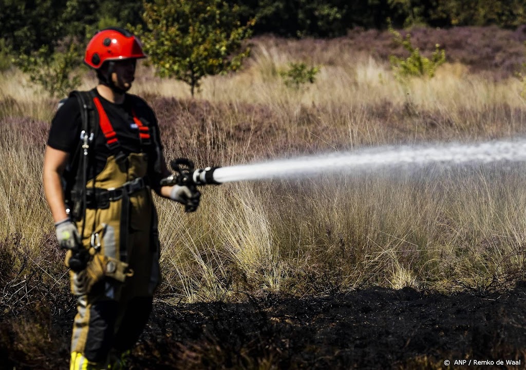 Brandweer druk met berm- en natuurbrandjes