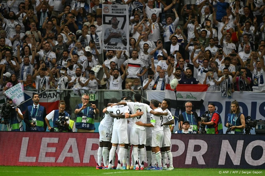 Real Madrid verslaat Atalanta en pakt Europese Super Cup 