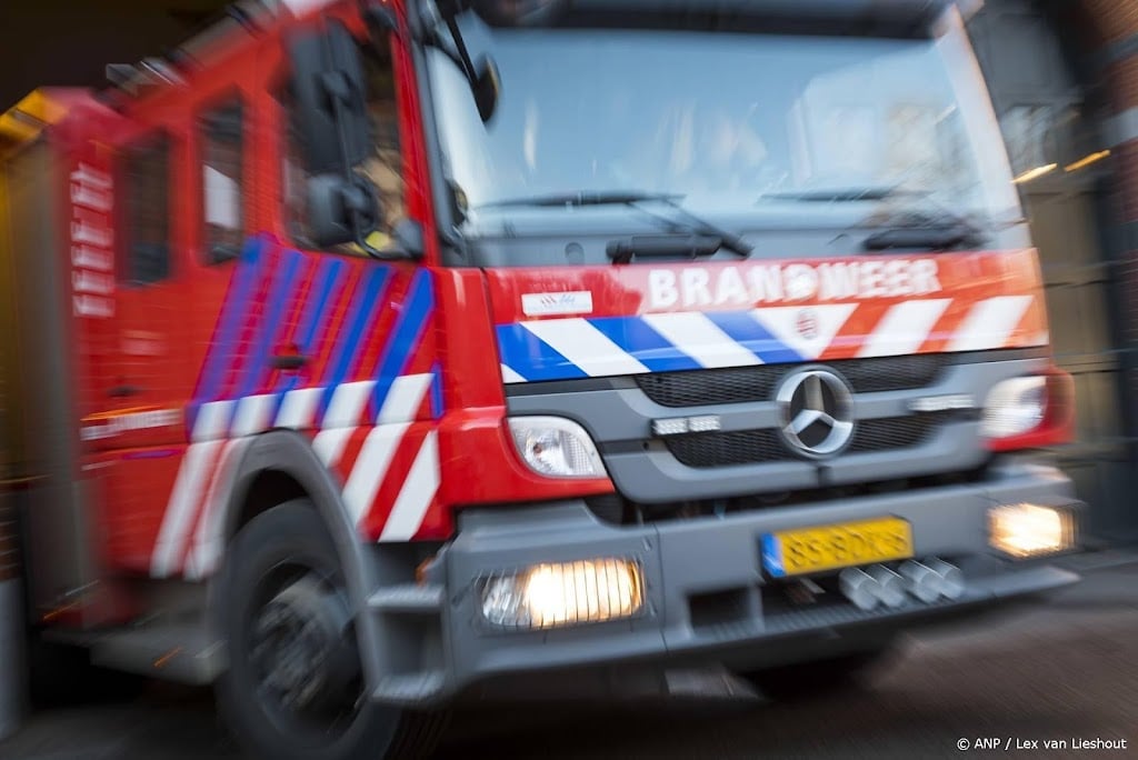 Natuurbrand in bosgebied tussen Elst en Veenendaal