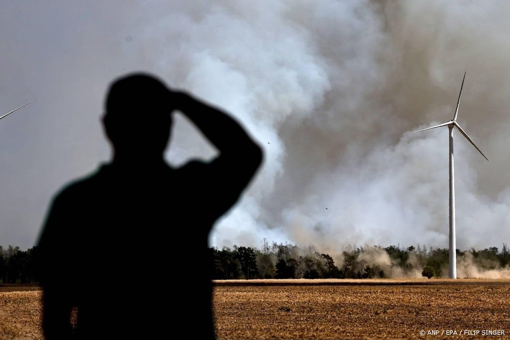 Duitsland evacueert dorp Gey om naderende natuurbrand