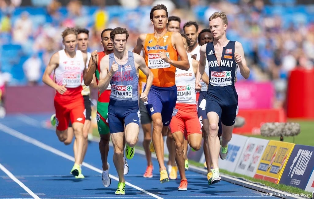 Nillessen naar finale 1500 meter EK atletiek, Chapple ligt eruit