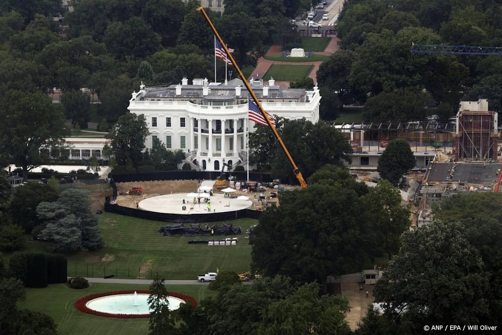 Trump vraagt Hooggerechtshof om bouw balzaal door te laten gaan