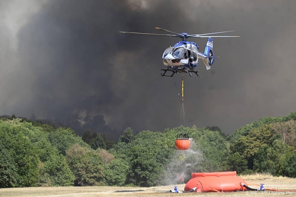 Natuurbrand Duitse Hürtgenwald is grootste in Noordrijn-Westfalen