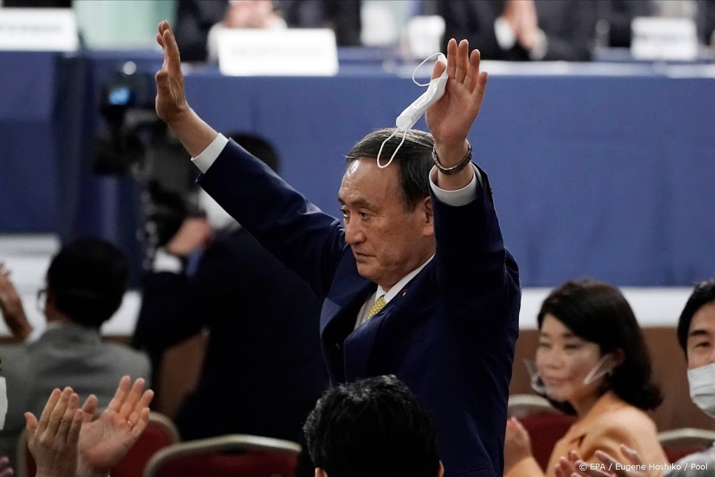 Japanse kabinetssecretaris Suga volgt Abe op als partijleider