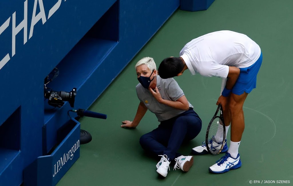 Djokovic vindt zijn diskwalificatie op US Open terecht