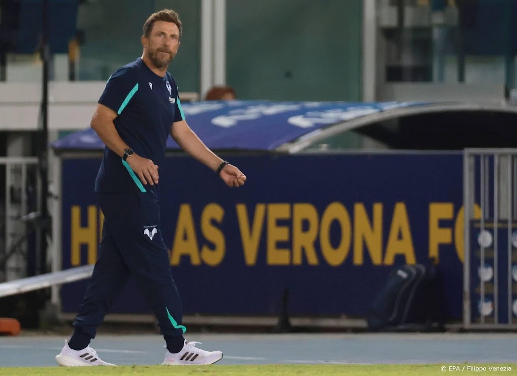 Hellas Verona ontslaat trainer Di Francesco al na drie duels