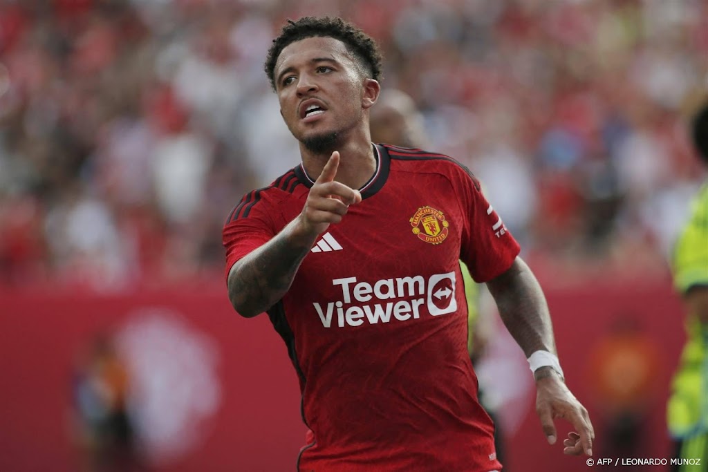 Sancho voorlopig niet welkom in Ten Hags selectie van ManUnited