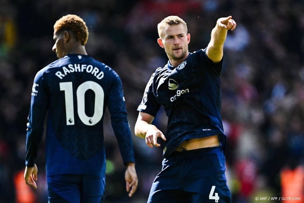 Manchester United wint bij Southampton met scorende De Ligt