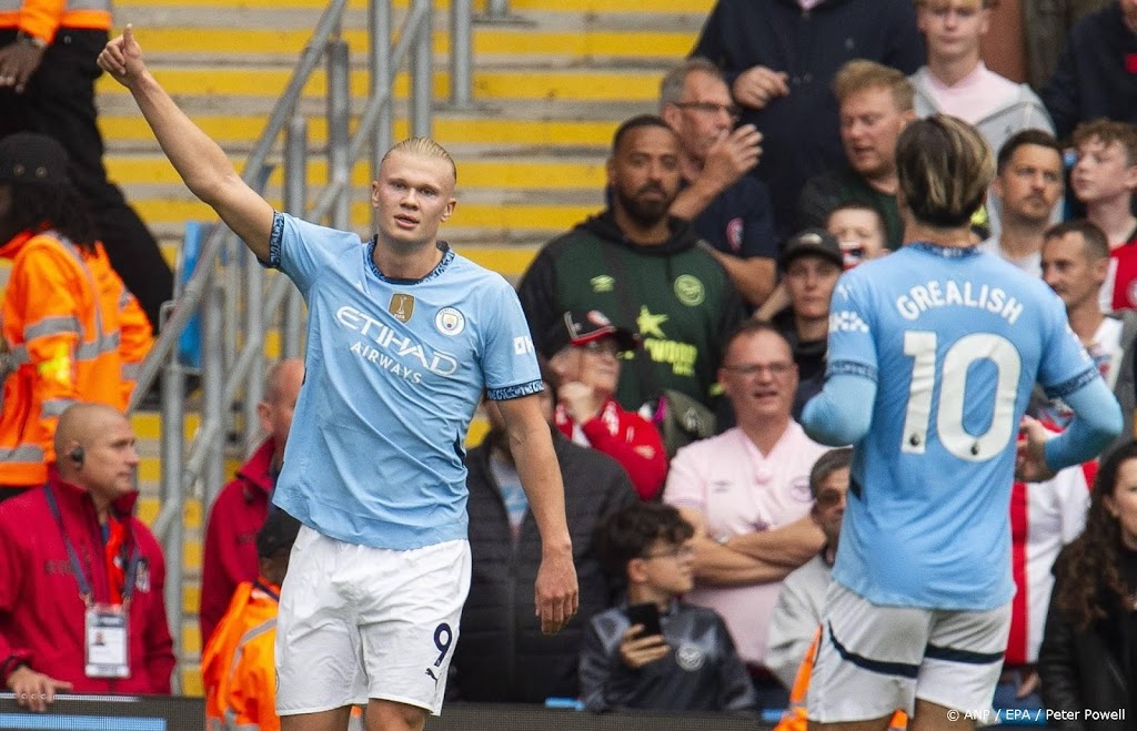 Haaland na vier duels al op negen treffers bij Manchester City