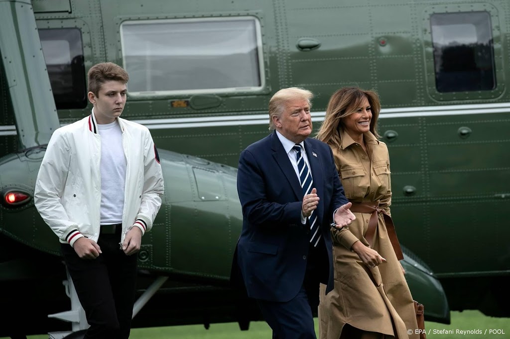 Jongste zoon Trump toch besmet met coronavirus 