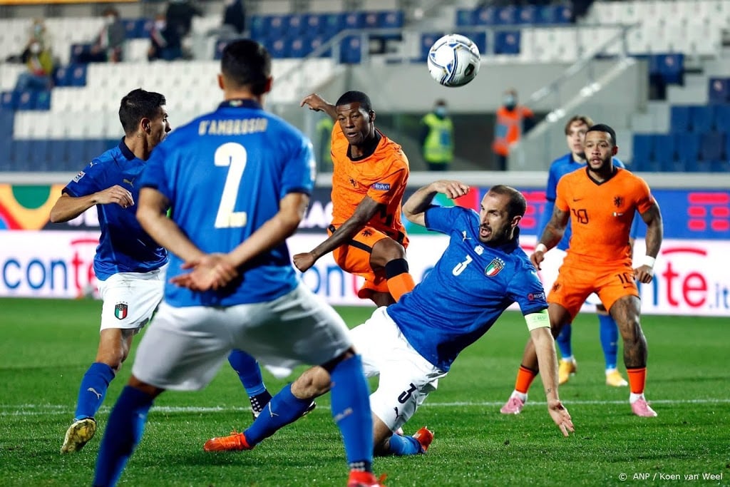 Sterk optreden van Oranje brengt Italië slechts aan het wankelen