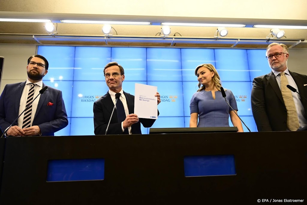 Zweden krijgt minderheidsregering met steun van radicaal-rechts