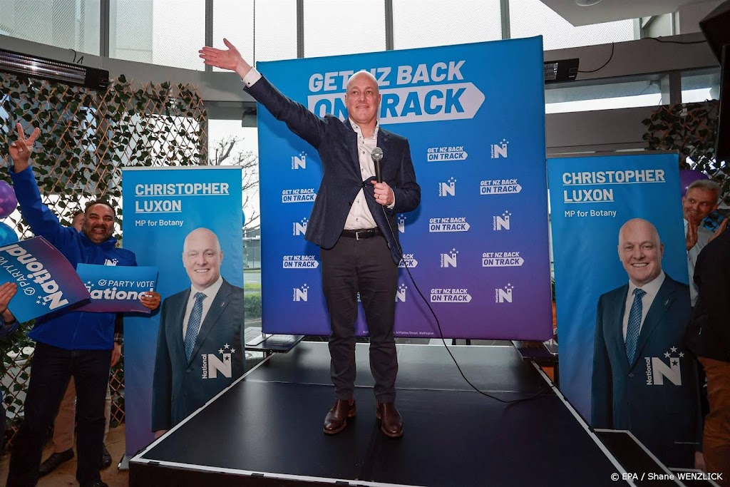 Conservatieve Christopher Luxon nieuwe premier van Nieuw-Zeeland