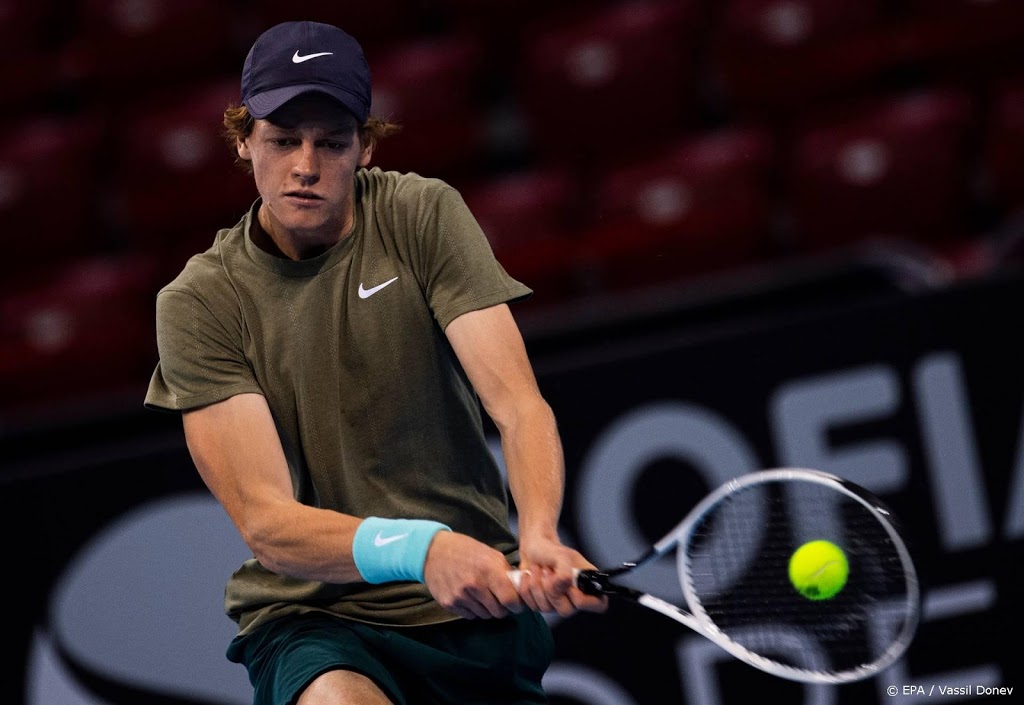 Italiaanse tennisser Sinner pakt eerste titel in Sofia