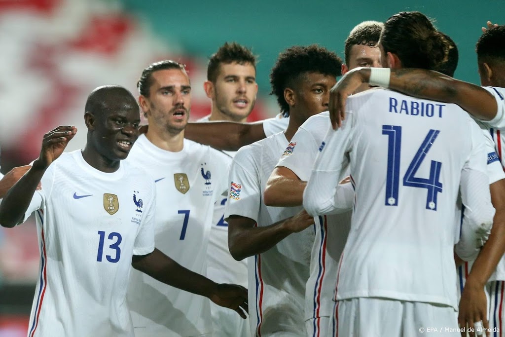 Franse voetballers naar finaleronde Nations League