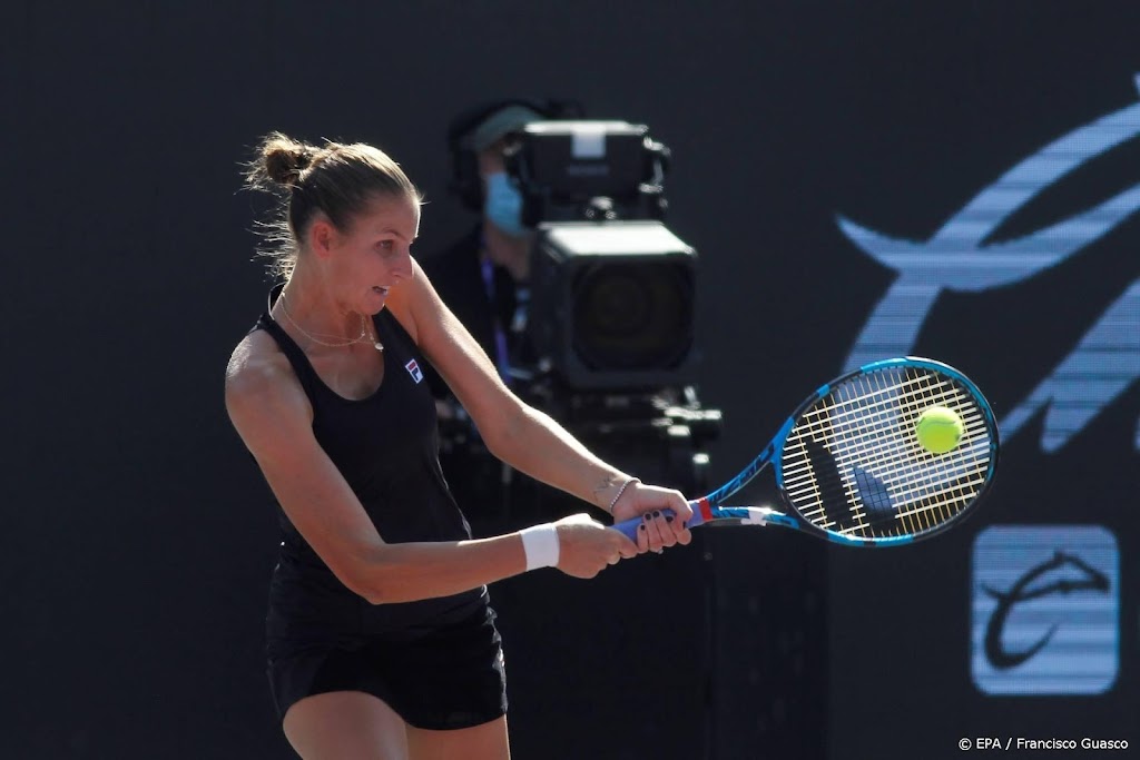 Pliskova knokt zich terug uit geslagen positie op WTA Finals