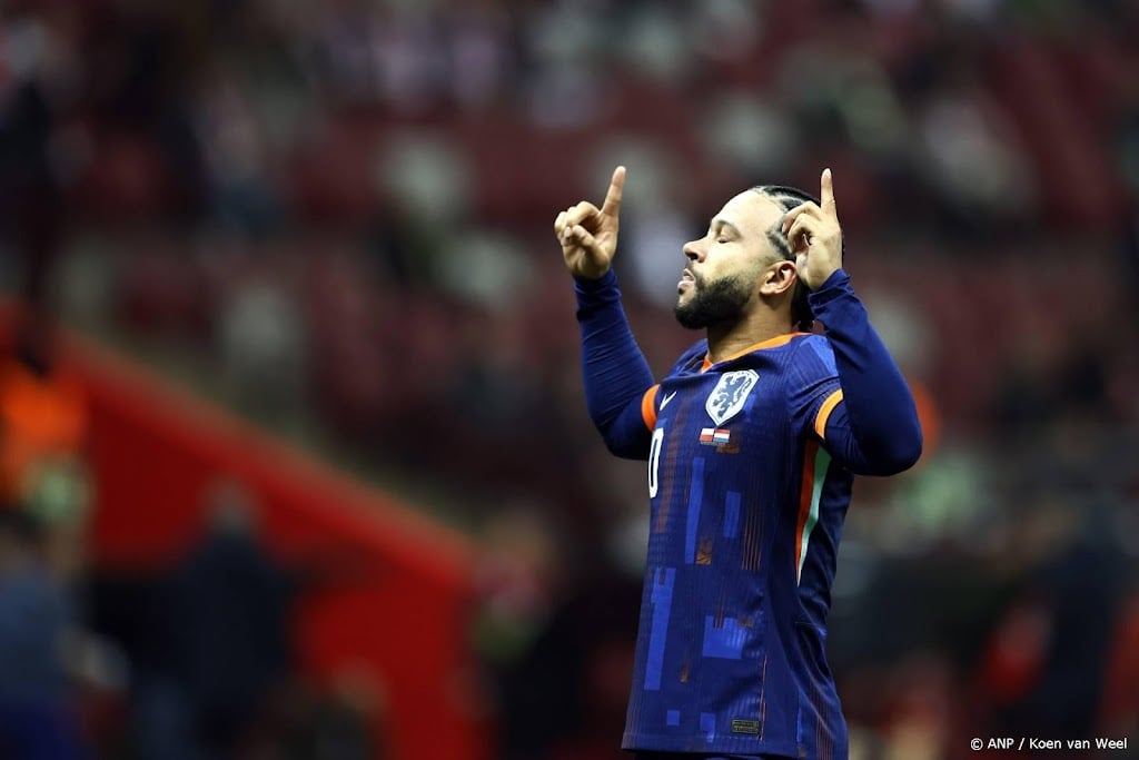 Oranje na gelijkspel bij Polen (1-1) nagenoeg zeker van WK