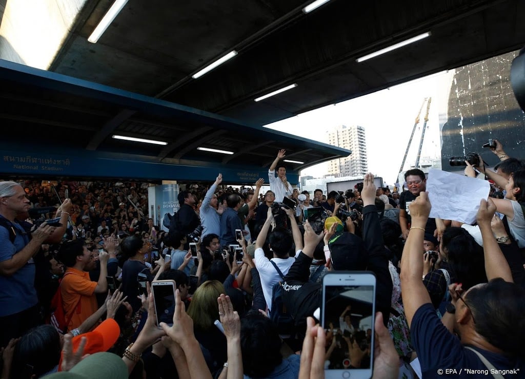 Groot protest in Bangkok tegen Thaise regering