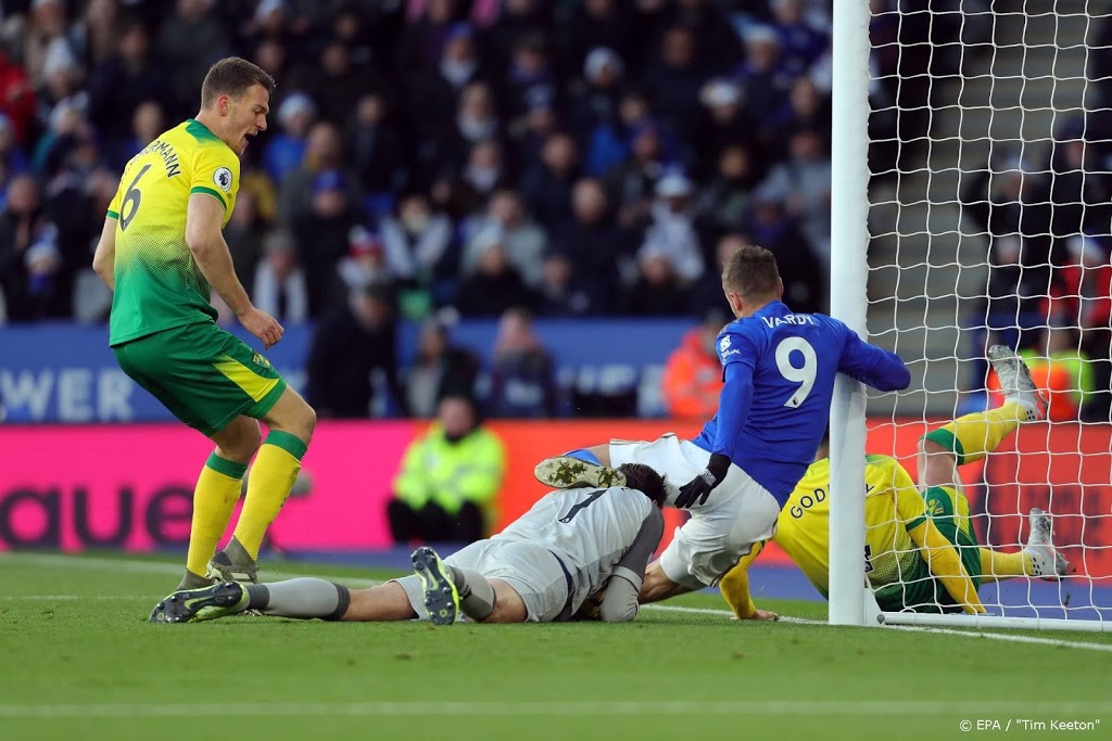 Norwich City beëindigt zegereeks Leicester City