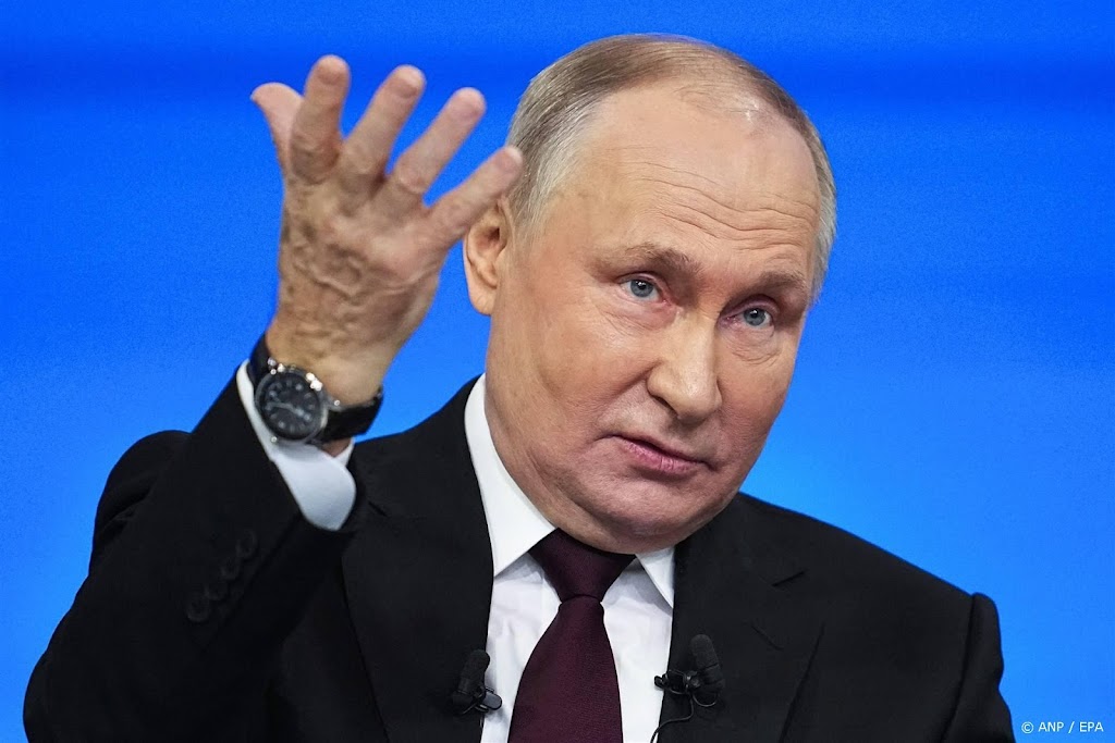 Poetin blijft bij doelstellingen oorlog tegen Oekraïne